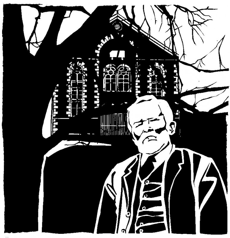 Sarah Hopkins | Y Gof, Dydd Sul/ The Blacksmith, Sunday | Screenprint