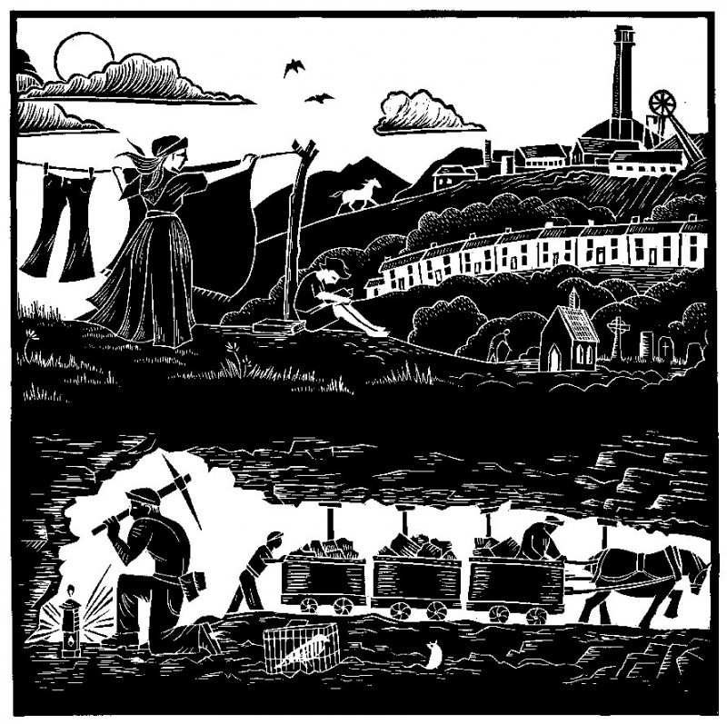 Sarah Defriend | Sweet and Bitter | Linocut