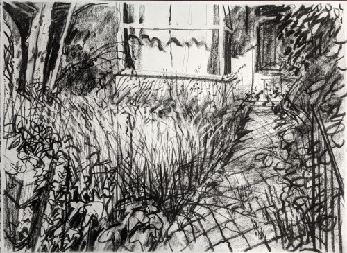 01 David Barron Summer Shadows charcoal 50x69cm
