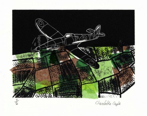 Charlotte Cogle New Traditions in Print Llanrhidian School screenprint