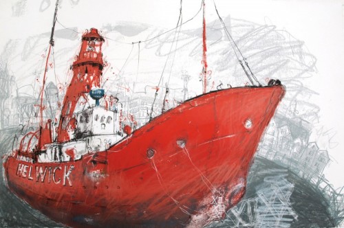 Kelly Stewart | Jewel of the marina | screenprint