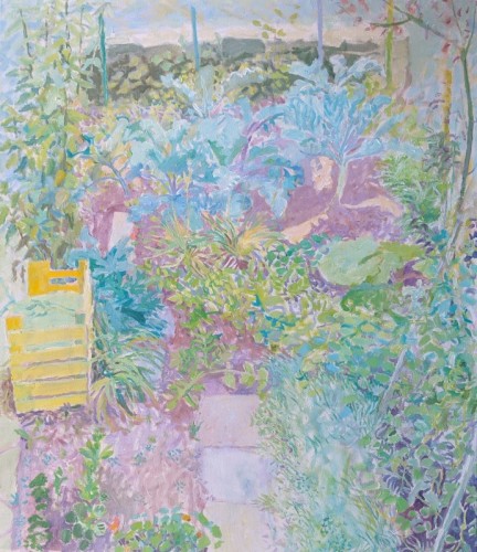 36 David Barron Vegetable Garden acrylic on canvas 71x60