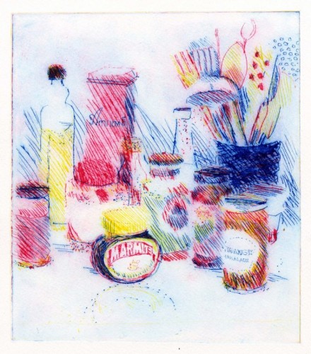 92 David Barron Marmite and Marmalade Drypoint 2250x215