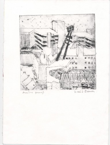 99 David Barron The Silent Vetch drypoint AP