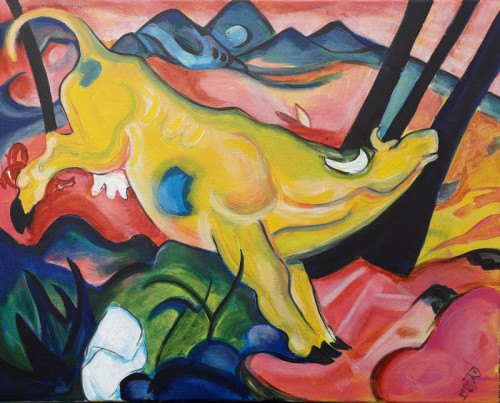 Franz Marc: The Yellow Cow 