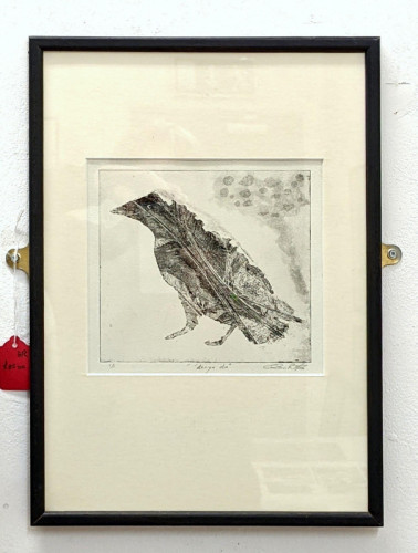 Alan Roberts deryn du softground etching £90.00