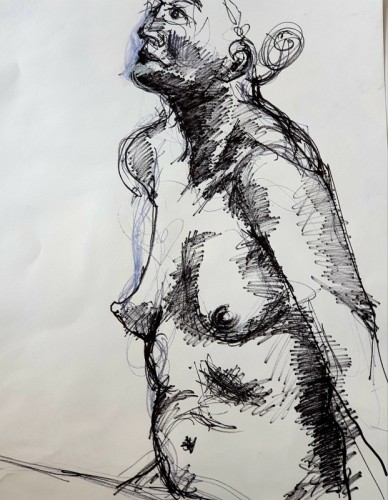 Alan Williams Head Up Indelible Marker 60 x 42 cm