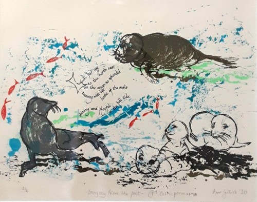 Anne Gullick ' Imagery from the Past' 9thC Celtic poem - Irish