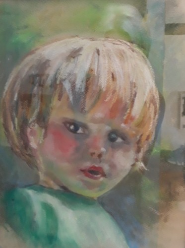 Anne Gullick | A Grandson | pastel
