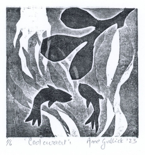 Anne Gullick_Cool Current I_Collagraph