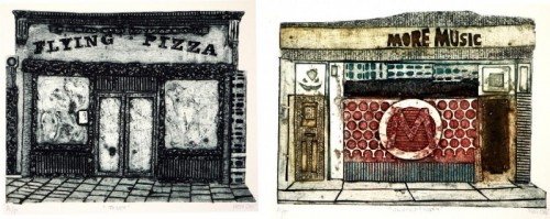 Artes Mundi collagraph workshop 