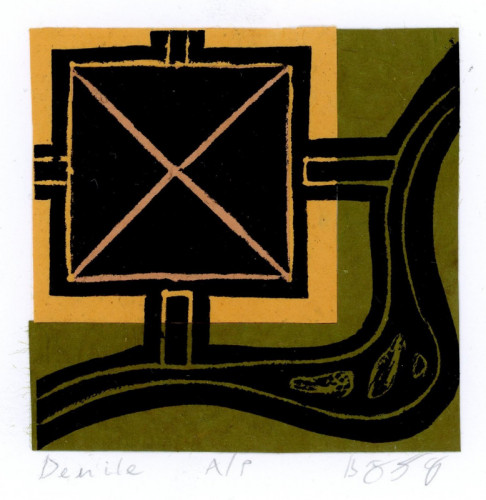 Benjamin Grove_Denile_Relief Print