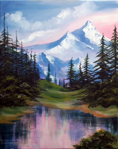 Bob Ross: Happy Little Mountains 
