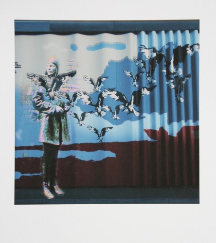 Claire Zeevi 'Same Place Different Time, Dylan Thomas Theatre' photoscreenprint