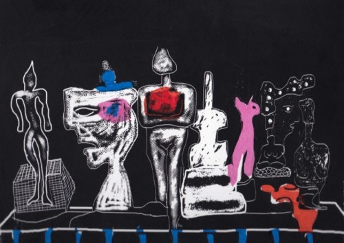 Carol Lawrence Untitled designed on ipad screenprint