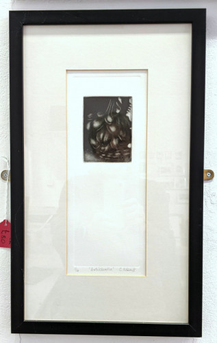 Carys Roberts Artichoke mezzotint 48x20cm £80