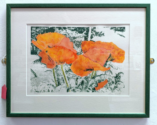 Carys Roberts Poppies screenprint 35x44cm £125
