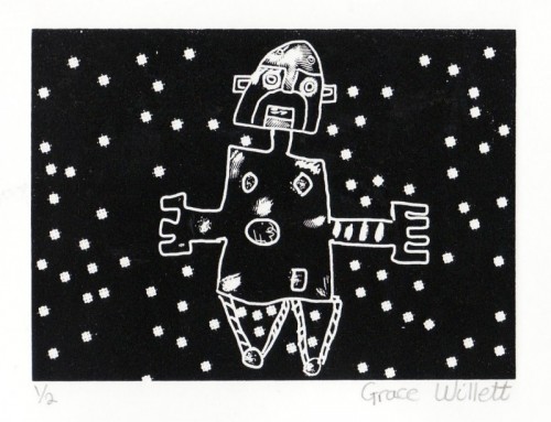 Cila Primary School Grace Willett  | ipad designed screenprint