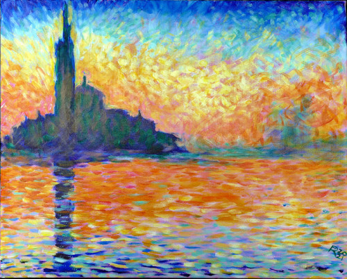 Claude Monet: San Giorgio Maggiore at Dusk