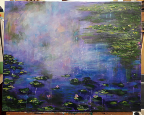 Claude Monet: Waterlilies s