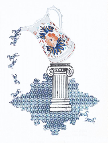 DIPTYCH Plinth Screenprint on Somerset Satin paper 29 x 38cm £290