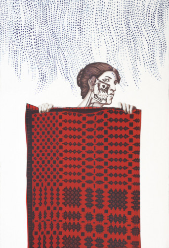 DIPTYCH Veil Screenprint and Digital print on Waterford paper 50 x 73cm £490