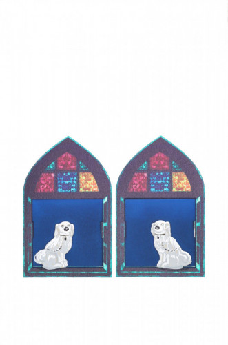 DIPTYCH Watchdogs Screenprint and Digital print on Waterford paper 38 x 57cm £390