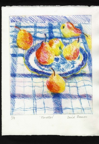 David Barron | Fovelles | drypoint