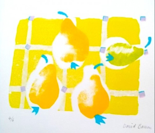 David Barron Quinces Stencil print 30x36cm £100