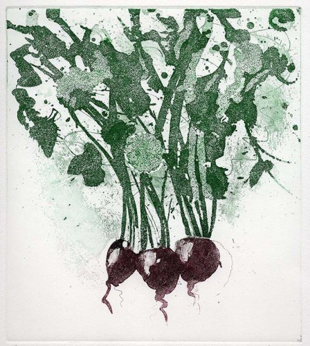 David La Grange | Beets | Etching 18.5x21 £80