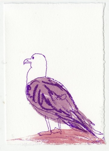 Dhyana Fritsche Postcard IV screenprint 15 x 11cm