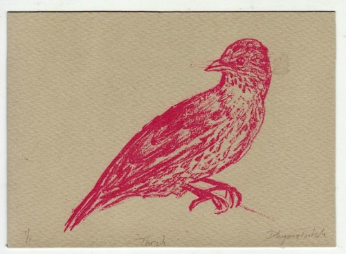 Dhyana Fritsche Postcard I screenprint 11 x 15cm