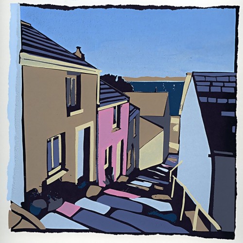 Dhyana Fritsche 'Dickslade, Mumbles' Screenprint