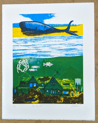 Hannah Lawson | THE DEEP END | screenprint