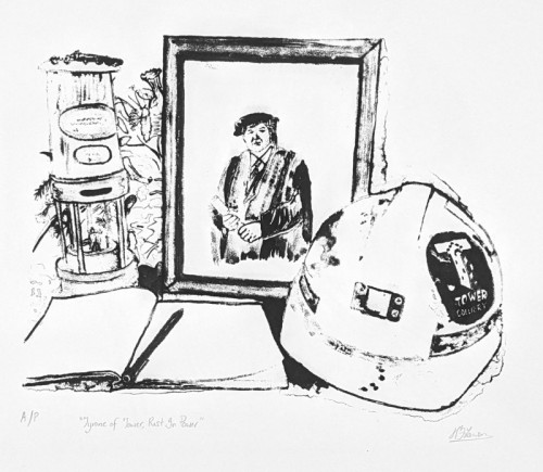 Hannah Lawson | Tyrone of Tower, rest in Power | Screenprint