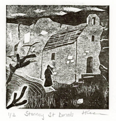 Hayley_Stormy St Donats_Collagraph