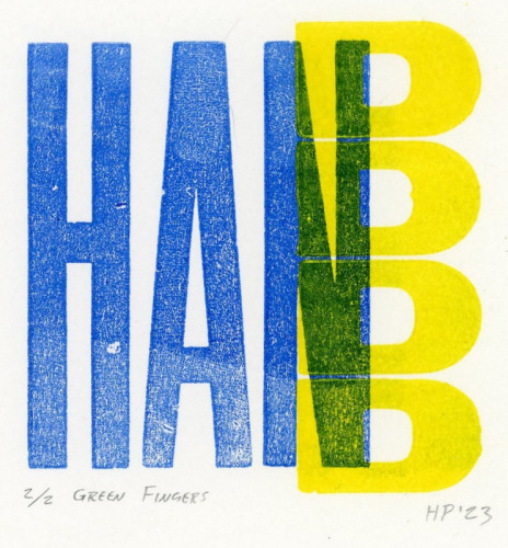 Huw Robert_Green Fingers_Letterpress