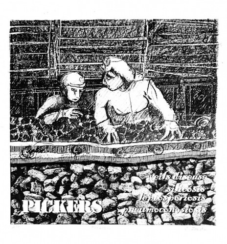 Jackie Ford | Pickers | Screenprint