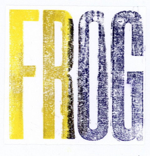 Jesse Willow Gilbert_Frog_Relief Print