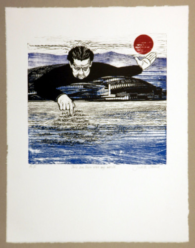 Judith Stroud | THIS SEA TOWN WAS MY WORLD | linocut and woodcut