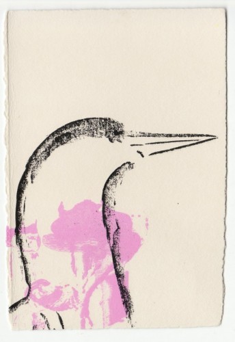 Kara Seaman Postcard II screenprint 15 x 11cm