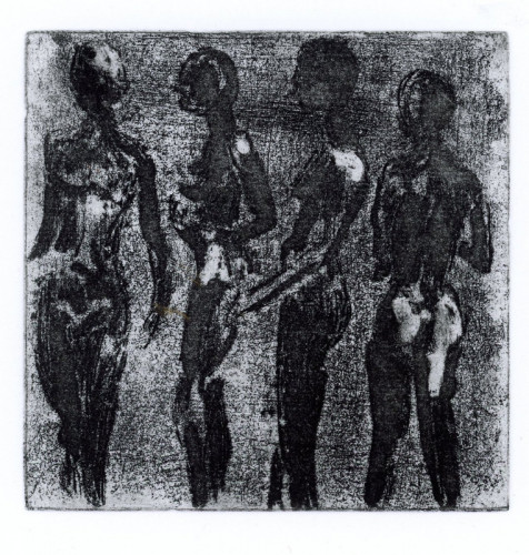 Kate Wardley_Four Women_Etching