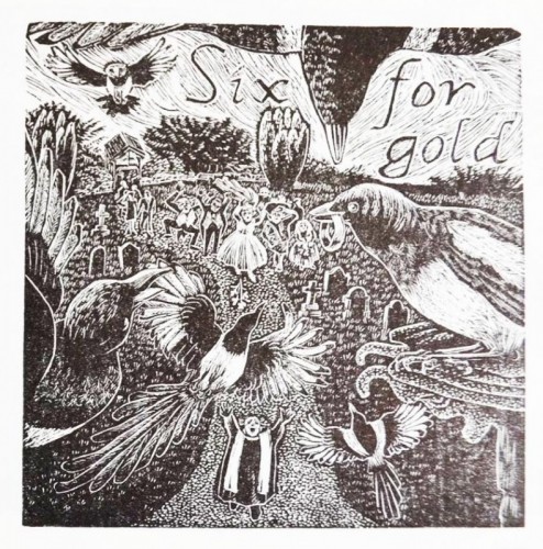 Kath Littler Magpie 6 woodengraving