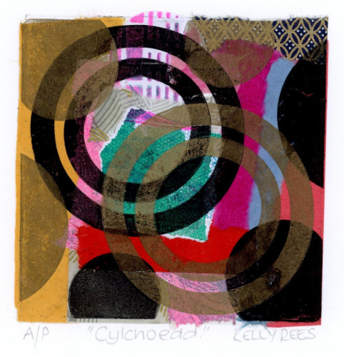 Kelly Rees_Cylchoedd_Collagraph