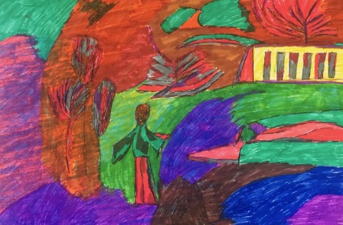 Leila Bebb Figure in the landscape