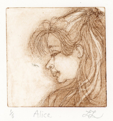 Lesley Lilywhite_Alice_Etching