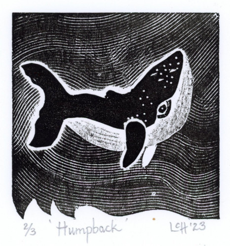 Louise Hughes_Humpback_Collagraph