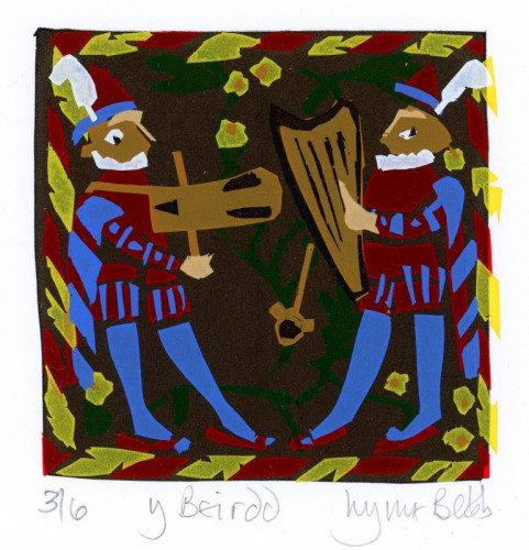 Lynne Bebb_Y Beirdd_Screenprint