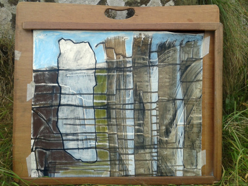 K. Parc Y Meirw (Field Of The Dead) Stone Row, Pembrokeshire.