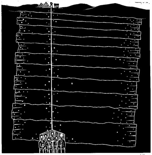 Mike Buckley | Going Down | Linocut